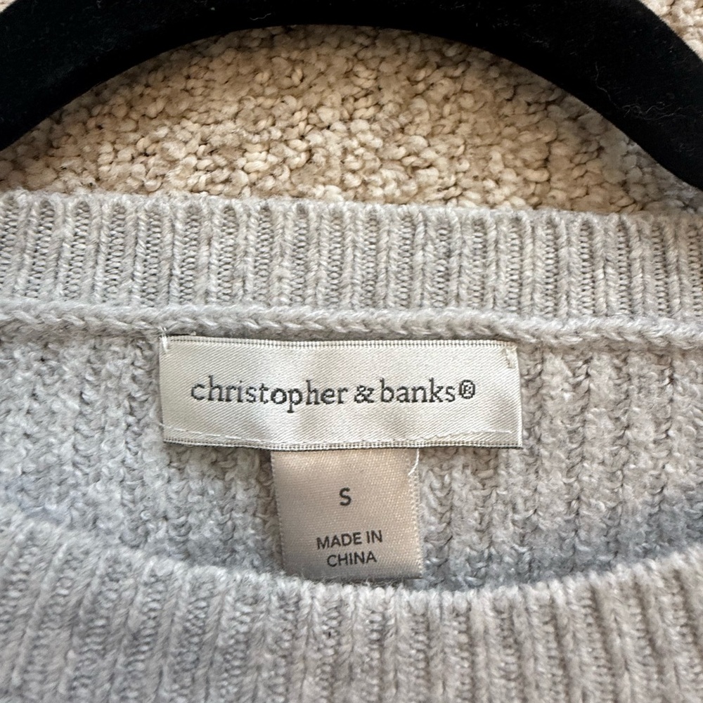 Christopher & Banks Women's Multicolored Sweater Size Small Long Sleeve - Picture 10 of 10